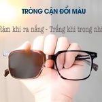 Tròng cận đổi màu có độ và không độ