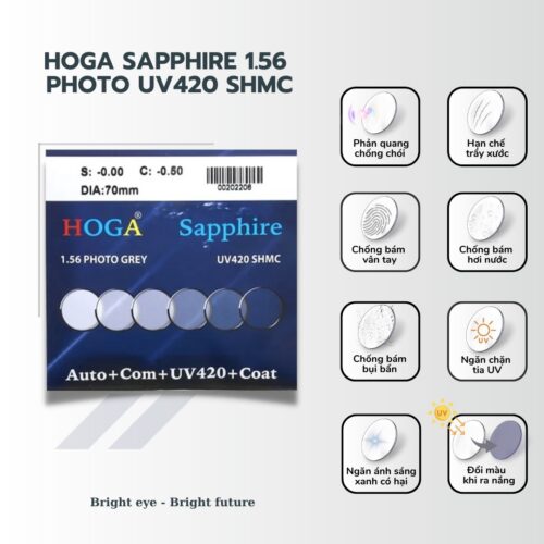 Hoga sapphire 1.56 photo uv420 shmc