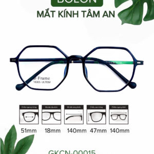 Gọng kính GKCN-00015 màu đen